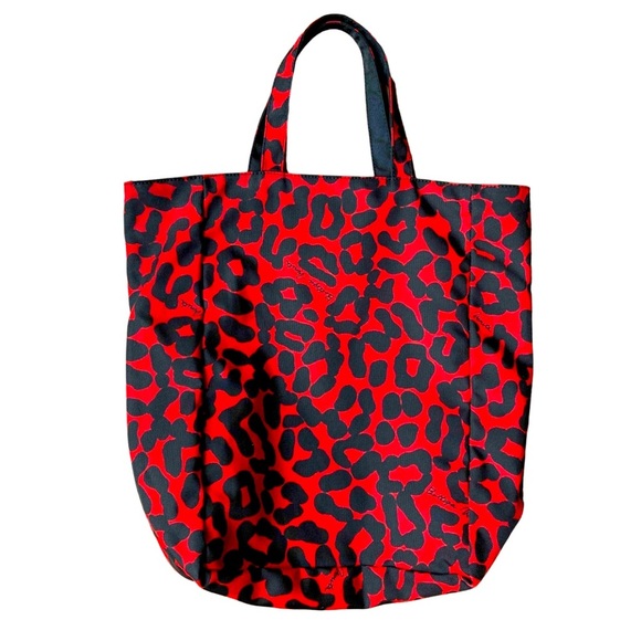 Bottega Veneta reversible synthetic nylon canvas tote
